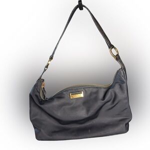 Kate Spade Black Shoulder Bag with Gold Accents